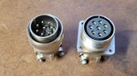 Itt Cannon & Female 8 Position Circular Connector. Fixed Price $39.95.