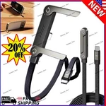 240W Fast Charging Foldable Bracket Data Cable With Built-in Holder Hot Sale. Fixed Price $19.94.