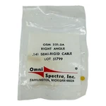 Omni-spectra Osm 221-2A Right Angle .141 Semi-rigid Cable Connector Nos New. Fixed Price $10.00.