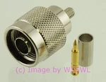 Premium W5SWL Series Male Coax Connector Crimp RG-142 RG400. Fixed Price $5.66.