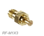 Sma Female To Mcx 50 Impedence Gold Plated Coaxial Adapter, RF-M1X3. Fixed Price $8.95.