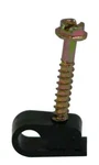 Telecrafter S7BK Flex Clips For RG-6 RG59 Coax 7/8" Screw (3 Bags Of 100). Fixed Price $19.95.