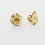 10PCS Sma Female 4-HOLE Panel Mount Flange Rf Coax Connector Solder Cup Straight. Fixed Price $75.78.