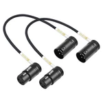 Devinal Rotatable Right-angle Xlr Cable, 1FT, To Female. Fixed Price $39.51.
