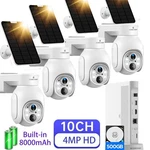 4MP Wireless Outdoor Solar Security Camera System Ptz Ip Wifi Cctv 8000MAH. Fixed Price $275.49.