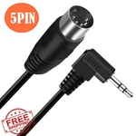Mtueranc 5-PIN Din To 3.5MM Stereo Audio Cable 1.5M Keyboard. Fixed Price $26.99.