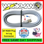 Workman 8X-18-PL-LUG 18' RG8X W/ PL259 To Lugs Cb Radio Antenna Coaxial Cable. Fixed Price $32.95.
