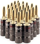 Fospower Banana Plugs 12 Pairs / 24 Closed Screw Pcs,. Fixed Price $45.12.