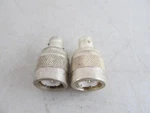 2X UG-636A/U Amphenol Bnc-female To C-male Coaxial Adapter Vintage Silver Plated. Fixed Price $29.99.