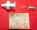Lot Of 12 Ea. Straight Connector Bnc. Rf Male Plug Amphenol Mfg Gold Pin Usa. Fixed Price $19.50.