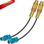 Tuolnk 2 Pack 6INCH Fakra Z Waterblue To Rca Female 0.43 Feet,. Fixed Price $15.32.