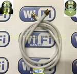 White RG58U Low Loss Coax Rf Cable Rp-sma To Female Wifi Extension. Fixed Price $17.24.