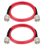 Mookeer RG8X Jumper 3FT,2 Pack PL259 Cable,cb Coax 50. Fixed Price $30.05.