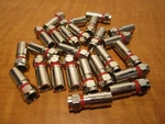 (lot Of 25) Steren 200-004 RG59 Compression Connectors Nickel-plated New. Fixed Price $26.12.