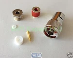 Type Male Plug Clamp RG58 RG142 LMR195 RG400 Rf Coax Connector Ships From Usa. Fixed Price $15.24.