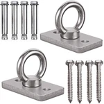 2 Pack Wall Ceiling Mount Bracket For Suspension Strap, Battle Rope Anchor Ce.... Fixed Price $26.48.