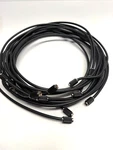 New Ppc Lot Of 7 Perfect Flex 6 Series Coaxial Cable 18 Awg Black. Fixed Price $43.00.