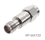 Sma Female 50 Impedance 2W DC-6GHZ 20DB Attenuator, RF-MAT20. Fixed Price $9.95.