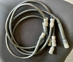 Military Surplus Radio Cable/cord Antenna Connectors 0N512424 3FTT Long Qty. Fixed Price $350.00.