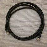 One 10' Length Of Rg 8U Low Loss Coaxial Cable W/PL-259 Connectors. Fixed Price $15.00.